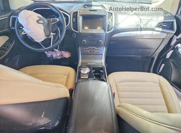 2FMPK4J99LBA81947 2020 FORD EDGE Белый Вид панели приборов