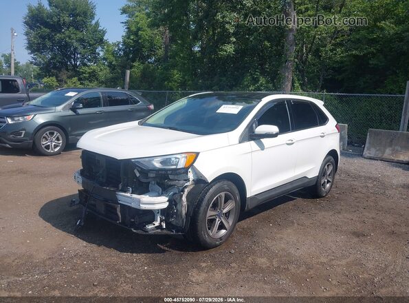 2FMPK4J99LBB21816 2020 FORD EDGE White წინა მარცხენა ხედი სამი მეოთხედიდან
