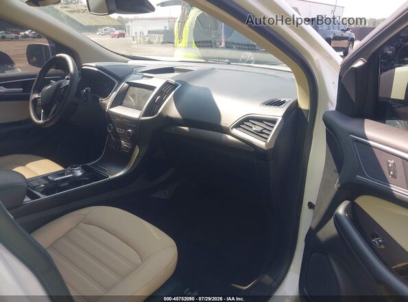 2FMPK4J99LBB21816 2020 FORD EDGE White წინა სალონის ხედი