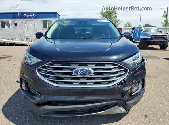 2FMPK4J99LBB23310 2020 FORD EDGE Black Դիմացի տեսք