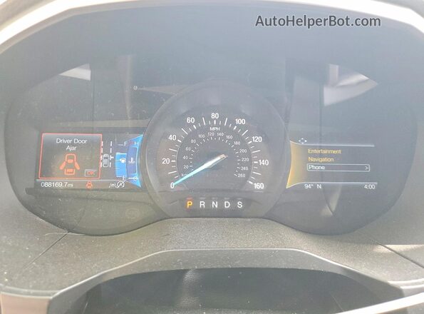 2FMPK4J99LBB41239 2020 FORD EDGE Black Սարքավորումների վահանակի տեսք