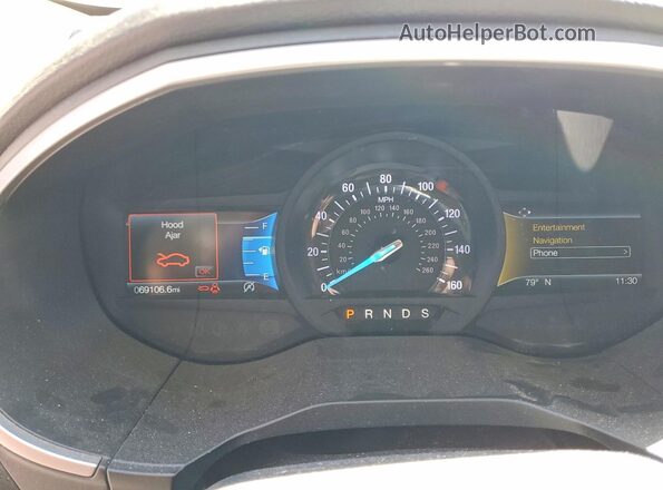 2FMPK4J99LBB50846 2020 FORD EDGE White Սարքավորումների վահանակի տեսք