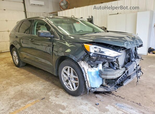 2FMPK4J99NBA05597 2022 FORD EDGE Green Delantero derecho