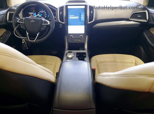 2FMPK4J99NBA05597 2022 FORD EDGE Green Vista del salpicadero