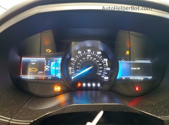2FMPK4J99NBA05597 2022 FORD EDGE Green Vista del cuadro de instrumentos