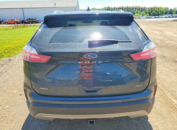 2FMPK4J99NBA71311 2022 FORD EDGE Blue Հետևի տեսք