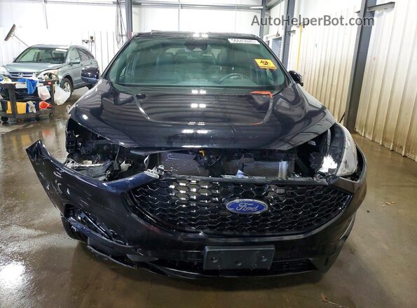 2FMPK4J99NBA97360 2022 FORD EDGE Black Front view