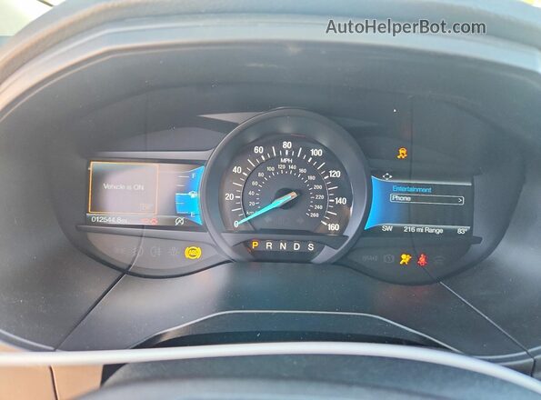 2FMPK4J99RBA09462 2024 FORD EDGE Black Vista del cuadro de instrumentos