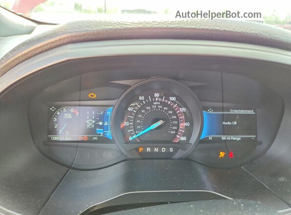 2FMPK4J99RBA49251 2024 FORD EDGE Red Instrument cluster view
