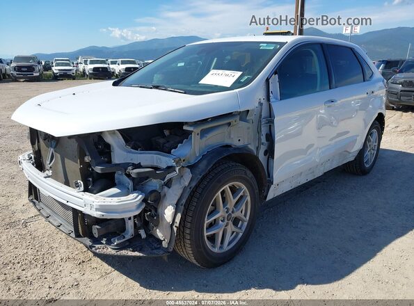 2FMPK4J99RBA80290 2024 FORD EDGE White წინა მარცხენა ხედი სამი მეოთხედიდან