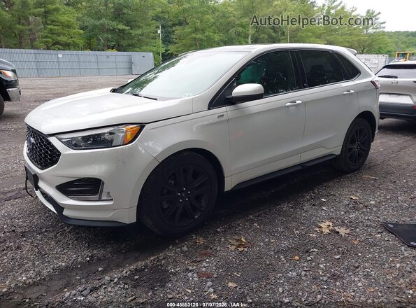 2FMPK4J99RBA96165 2024 FORD EDGE White წინა მარცხენა ხედი სამი მეოთხედიდან