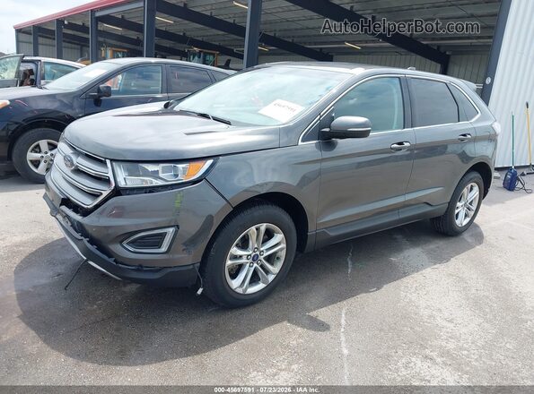 2FMPK4J9XGBB03735 2016 FORD EDGE Серый Передняя левая четверть