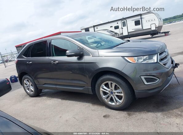 2FMPK4J9XGBB03735 2016 FORD EDGE Серый Вид задней части салона
