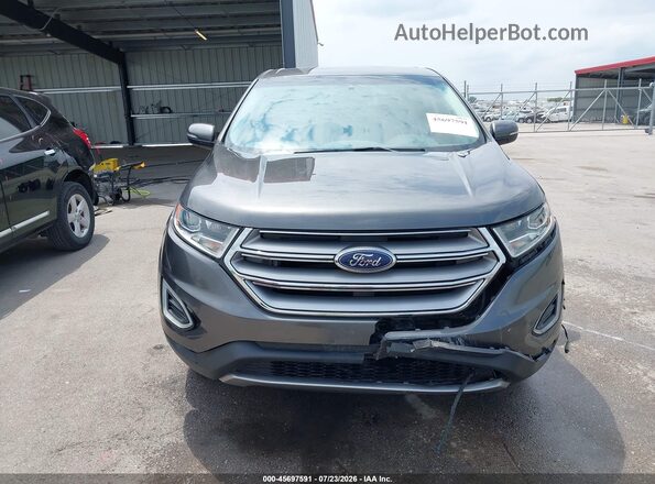 2FMPK4J9XGBB03735 2016 FORD EDGE Серый Вид щитка приборов