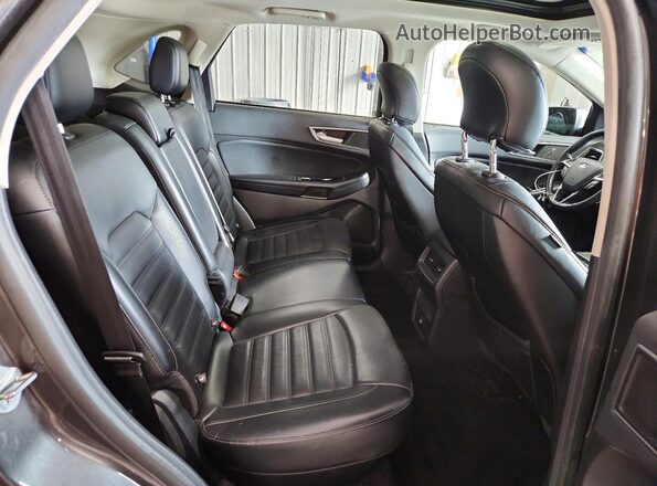 2FMPK4J9XGBB86941 2016 FORD EDGE Gray Vista de los asientos traseros