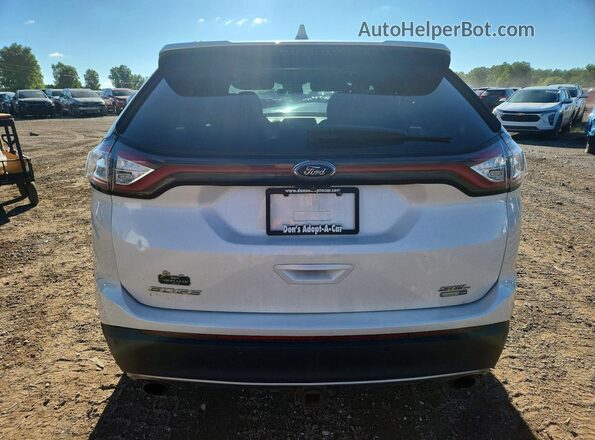 2FMPK4J9XGBC01373 2016 FORD EDGE White Rear view