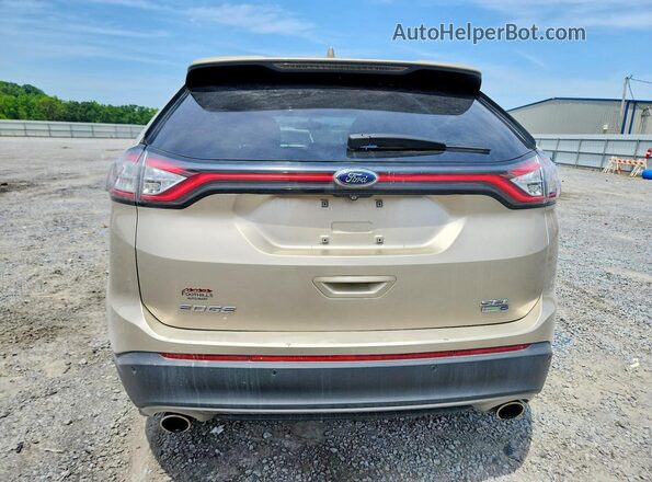2FMPK4J9XHBB71423 2017 FORD EDGE Кремовый Вид сзади
