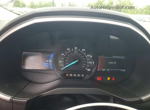 2FMPK4J9XHBB74998 2017 FORD EDGE White Widok zestawu wskaźników