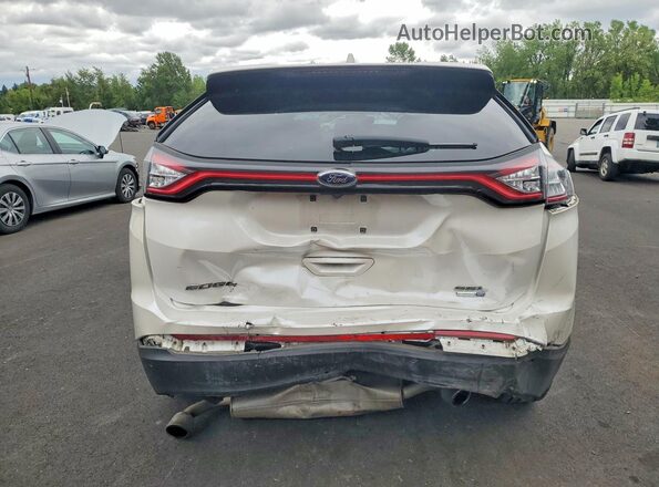 2FMPK4J9XHBB74998 2017 FORD EDGE White Widok z tyłu