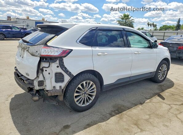 2FMPK4J9XHBC27344 2017 FORD EDGE White Trasero derecho