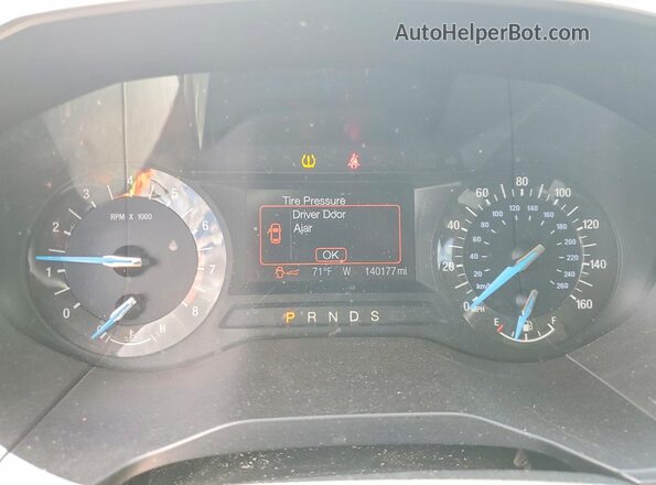 2FMPK4J9XHBC27344 2017 FORD EDGE White Vista del cuadro de instrumentos