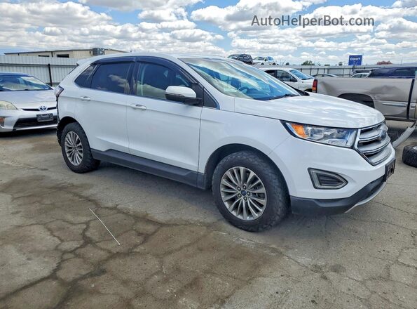 2FMPK4J9XHBC27344 2017 FORD EDGE White Delantero derecho