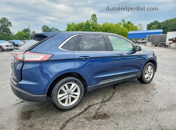 2FMPK4J9XHBC47903 2017 FORD EDGE Blue Tył prawy