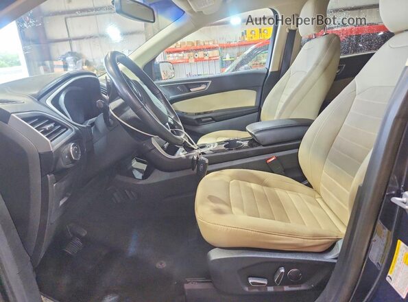 2FMPK4J9XHBC47903 2017 FORD EDGE Blue Widok wnętrza z przodu