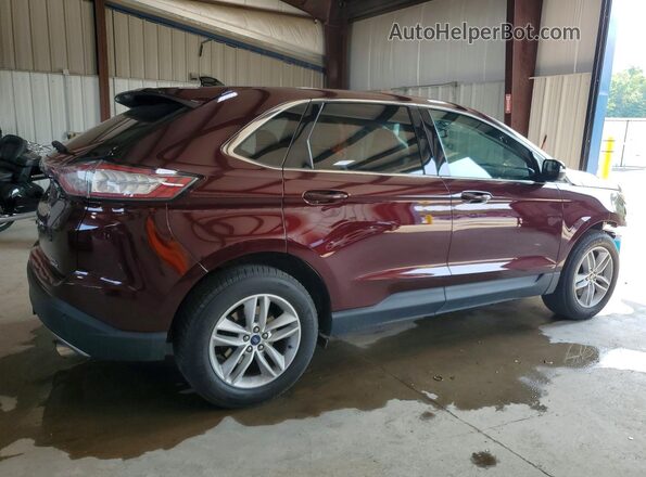 2FMPK4J9XJBC11523 2018 FORD EDGE Burgundy Հետևի աջ