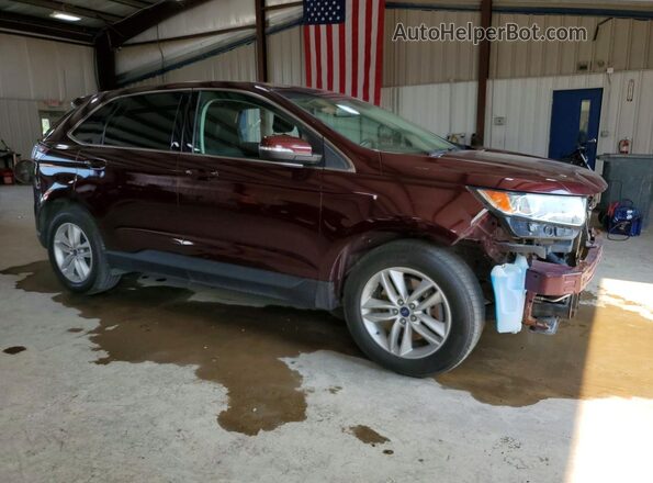 2FMPK4J9XJBC11523 2018 FORD EDGE Burgundy Առջևի աջ