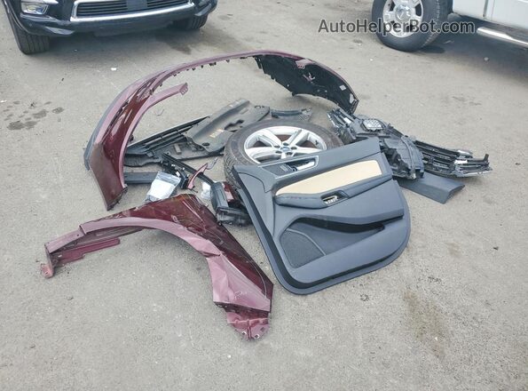 2FMPK4J9XKBB30992 2019 FORD EDGE Burgundy Вид підкапотного простору