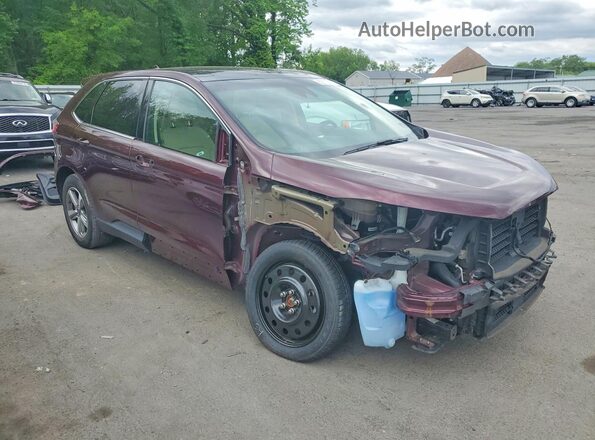 2FMPK4J9XKBB30992 2019 FORD EDGE Burgundy Передня права чверть