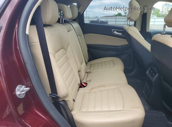 2FMPK4J9XKBB30992 2019 FORD EDGE Burgundy Вид задніх сидінь