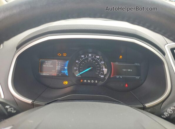 2FMPK4J9XKBB30992 2019 FORD EDGE Burgundy Вид щитка приладів