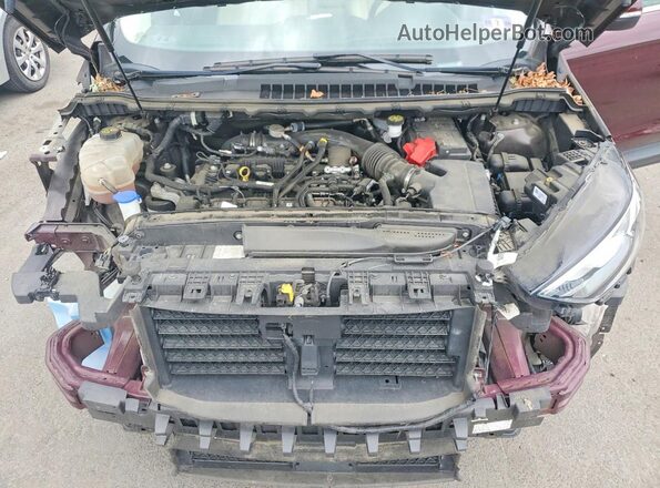 2FMPK4J9XKBB30992 2019 FORD EDGE Burgundy Вид задньої частини салону