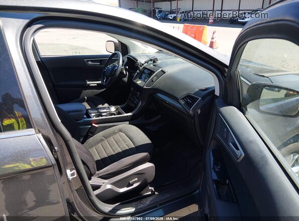 2FMPK4J9XKBB70196 2019 FORD EDGE Серый Вид салона спереди
