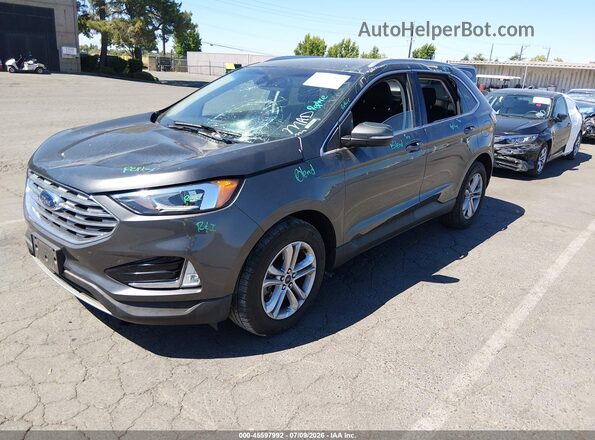 2FMPK4J9XKBB70196 2019 FORD EDGE Серый Передняя левая четверть