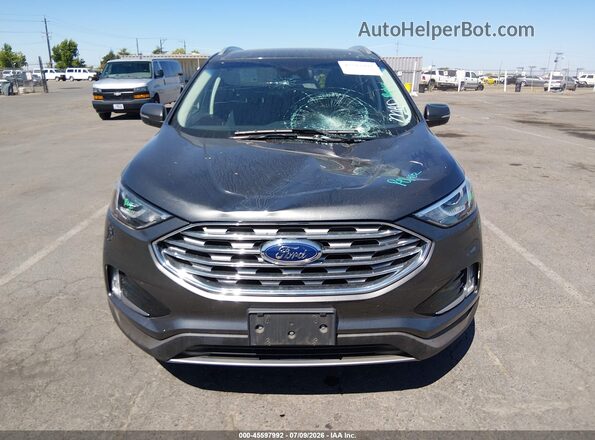 2FMPK4J9XKBB70196 2019 FORD EDGE Серый Вид щитка приборов