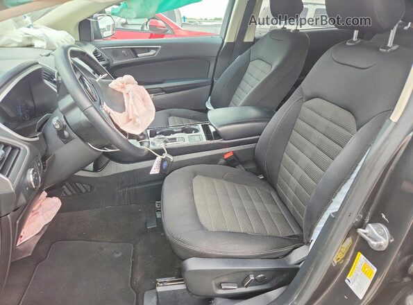 2FMPK4J9XKBC56401 2019 FORD EDGE Gray Вид салону спереду