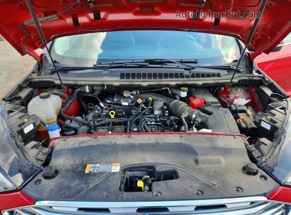 2FMPK4J9XLBA97316 2020 FORD EDGE Red Սալոնի հետևի տեսք