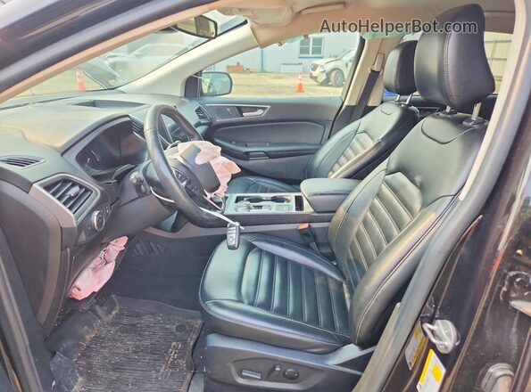 2FMPK4J9XNBA05737 2022 FORD EDGE Черный Вид салона спереди