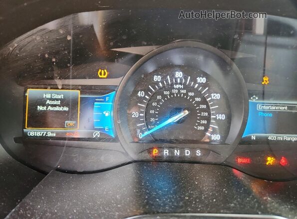 2FMPK4J9XNBA05737 2022 FORD EDGE Черный Вид щитка приборов