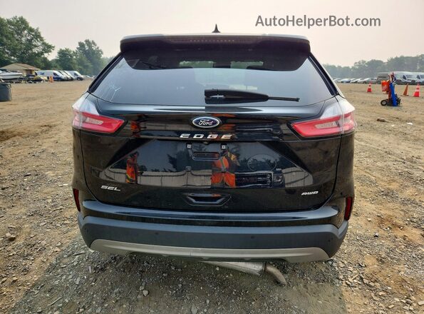 2FMPK4J9XNBA05737 2022 FORD EDGE Черный Вид сзади