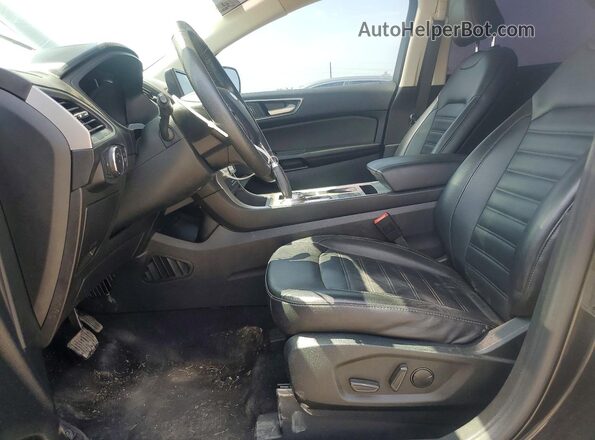 2FMPK4J9XNBA55134 2022 FORD EDGE Черный Вид салона спереди