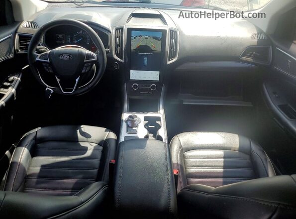 2FMPK4J9XNBA55134 2022 FORD EDGE Черный Вид панели приборов