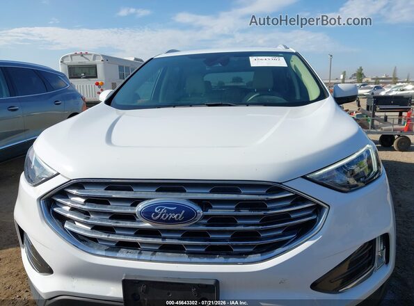2FMPK4J9XNBA65162 2022 FORD EDGE White Вид щитка приладів