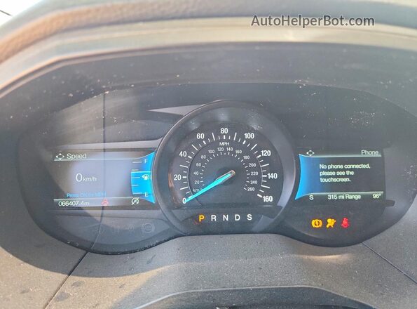 2FMPK4J9XNBA66876 2022 FORD EDGE White Instrument cluster view
