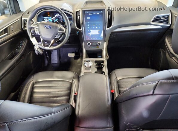 2FMPK4J9XNBA82611 2022 FORD EDGE Gray Widok deski rozdzielczej