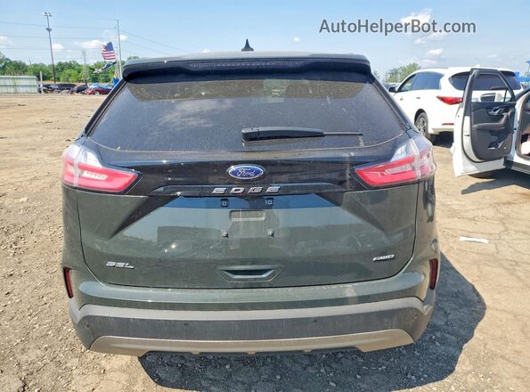 2FMPK4J9XRBB16312 2024 FORD EDGE Green Հետևի տեսք