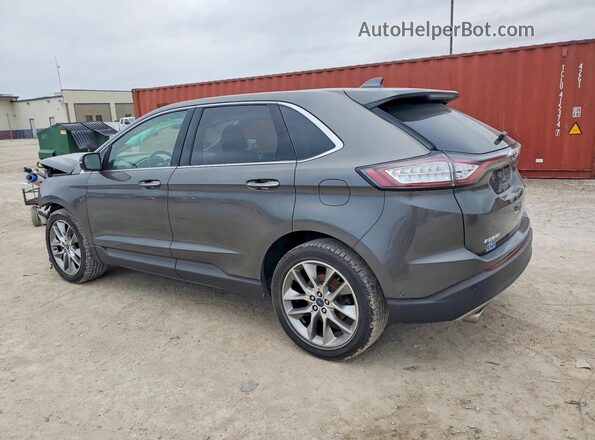 2FMPK4K80HBB45838 2017 FORD EDGE Gray უკანა მარცხენა